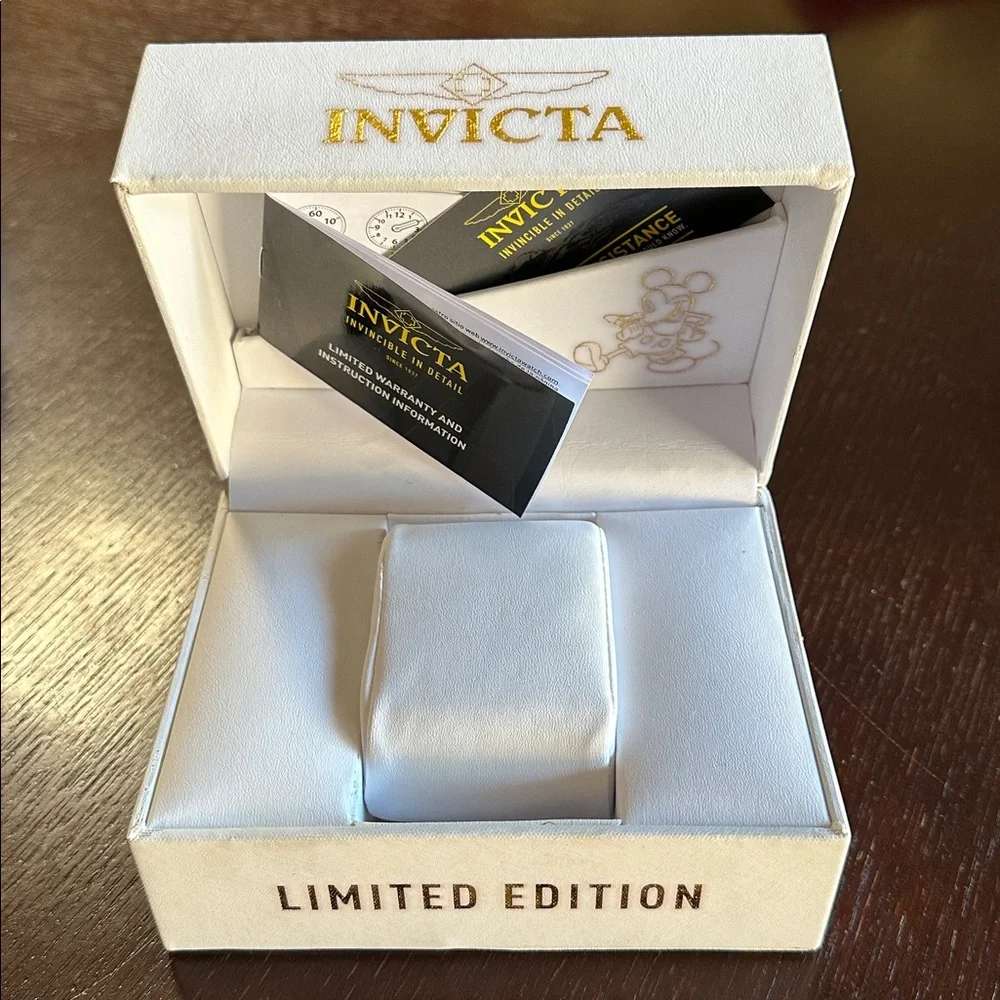 Invicta Disney Limited Edition White and Gold Box
